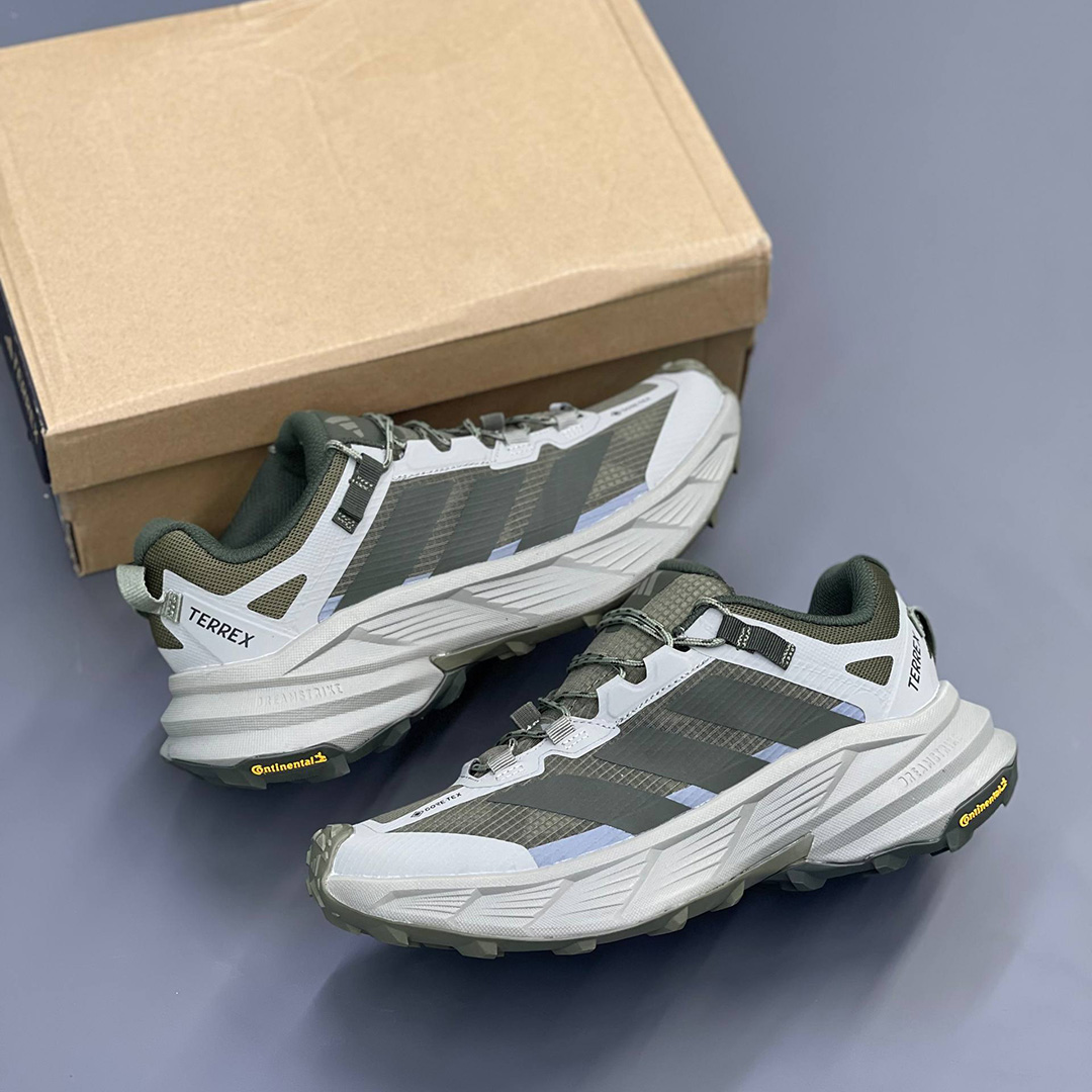 آدیداس ترکس فری‌هایکر اس‌ال گورتکس طوسی زیتونی Terrex Freehiker SL GORE-TEX