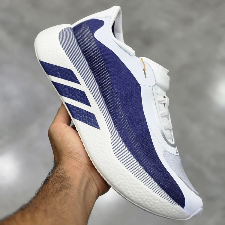 آدیداس هایپر بوست اج سفید سرمهای adidas Hyper Boost Edge White EQT Blue KI1911