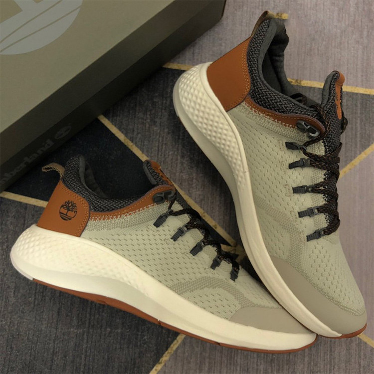 کفش راحتی مردانه تیمبرلند فلایروم کرم قهوه ای TIMBERLAND MEN FLYROAM