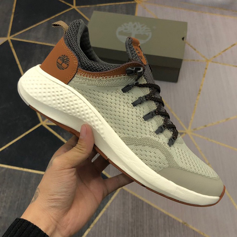 کفش راحتی مردانه تیمبرلند فلایروم کرم قهوه ای TIMBERLAND MEN FLYROAM