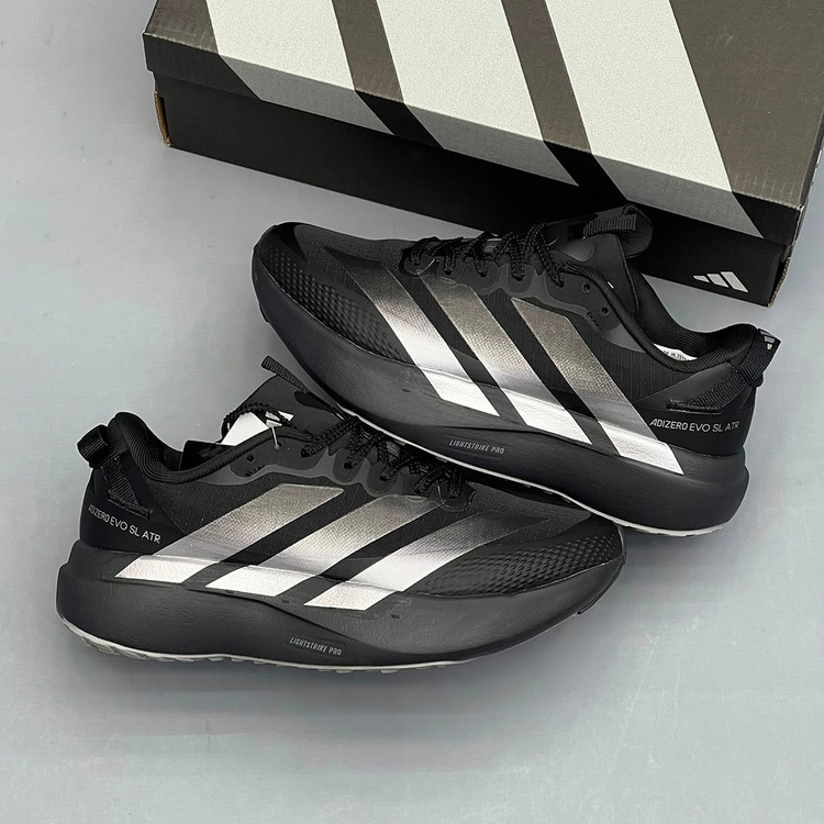 آدیداس آدیزیرو ایوو اسال ایتیآر مشکی سیلور متالیک adidas Adizero Evo SL ATR