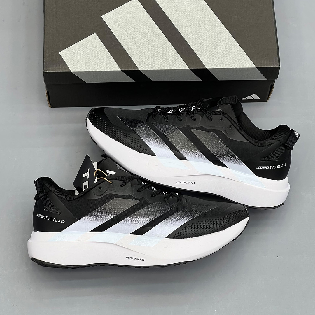 آدیداس آدیزیرو ایوو اس‌ال ای‌تی‌آر مشکی سفید گریدینت adidas Adizero Evo SL ATR