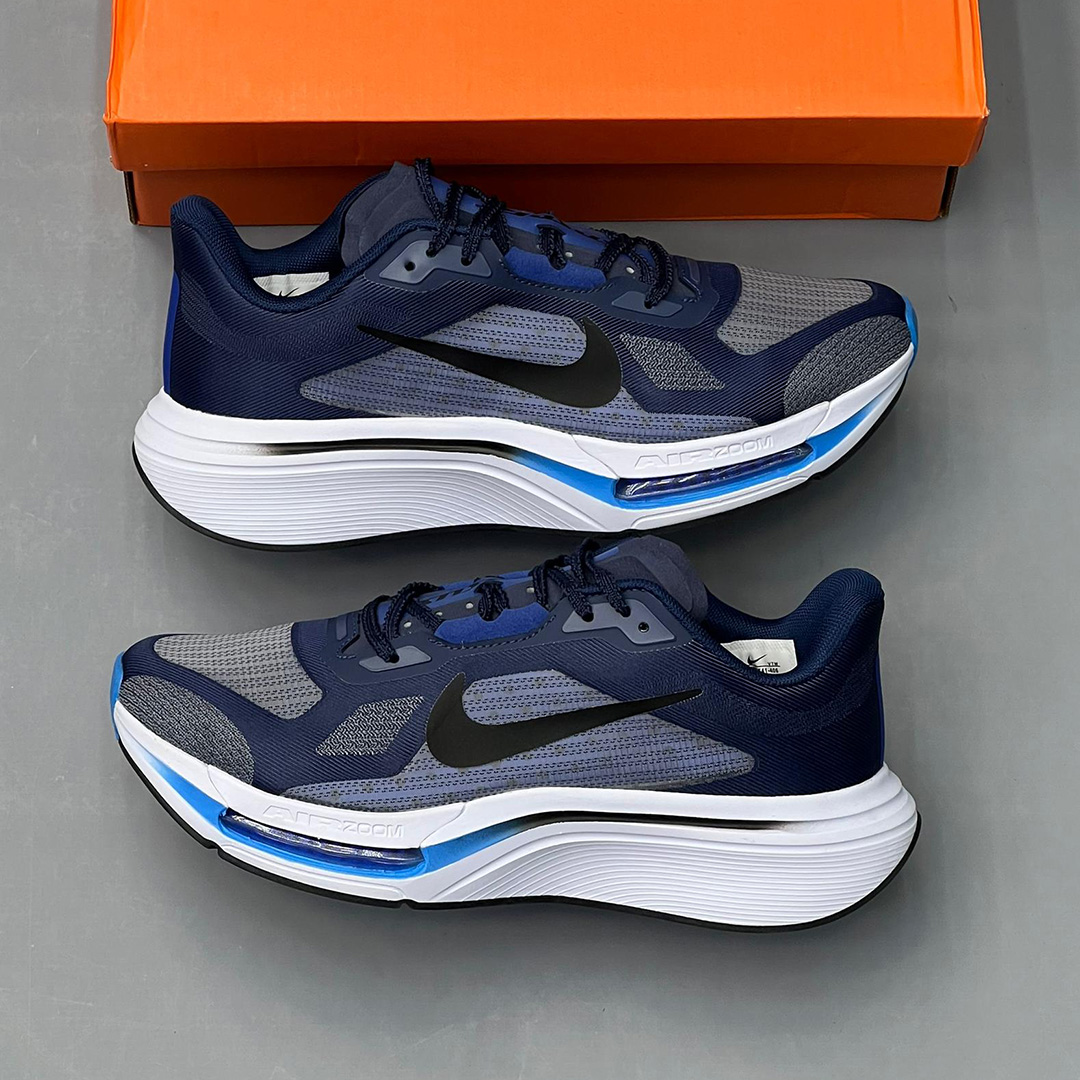نایک پگاسوس پلاس سرمه‌ای مشکی آبی سفید Nike Pegasus Plus 2