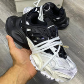 آدیداس رانر اکس ال جی دیلاکس سفید مشکی adidas XLG Runner Deluxe White Black JR0861