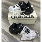 آدیداس رانر اکس ال جی دیلاکس سفید مشکی adidas XLG Runner Deluxe White Black JR0861