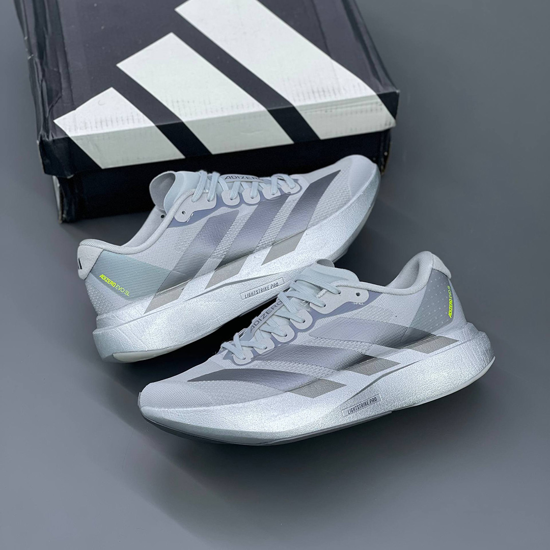 آدیداس آدیزیرو سیلور متالیک adidas Adizero Evo SL Silver Metallic JR3419