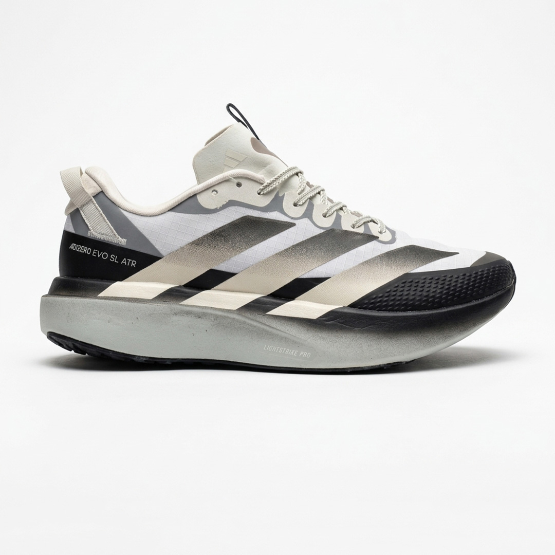 آدیداس آدیزیرو ایوو اس‌ال ای‌تی‌آر بژ مشکی طوسی adidas Adizero Evo SL ATR Beige Black KK0309