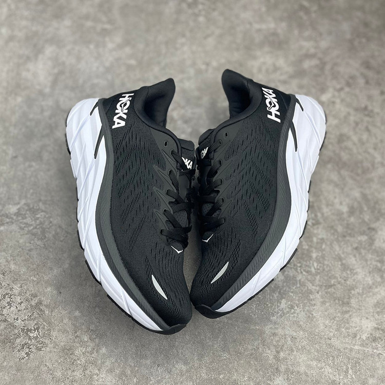 کفش هوکا کلیفتون 8 مشکی سفید Hoka Clifton 8