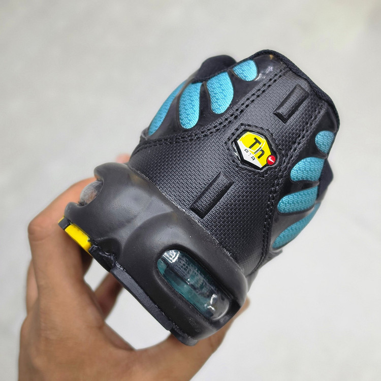 نایک تی ان ایرمکس پلاس مشکی آبی فیروزهای Nike TN Air Max Plus
