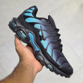 نایک تی ان ایرمکس پلاس مشکی آبی فیروزهای Nike TN Air Max Plus