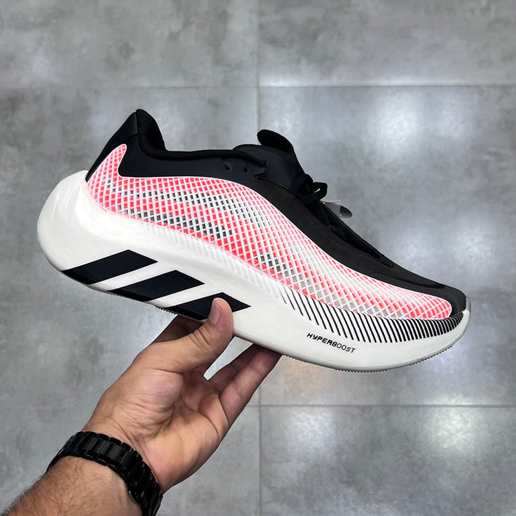 آدیداس هایپر بوست یوفوریا مشکی قرمز سفید adidas Hyper Boost Euphoria LA6206