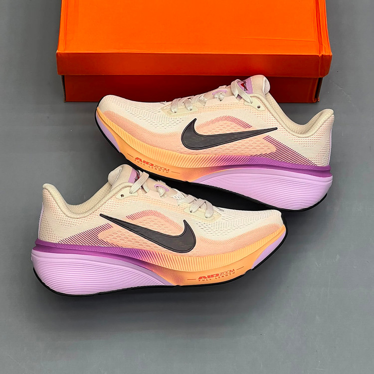 نایک ایر زوم پگاسوس کرم نارنجی بنفش Nike Air Zoom Pegasus 42