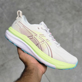 اسیکس ژل کایانو سفید لیمویی صورتی آبی ASICS GEL-KAYANO 33