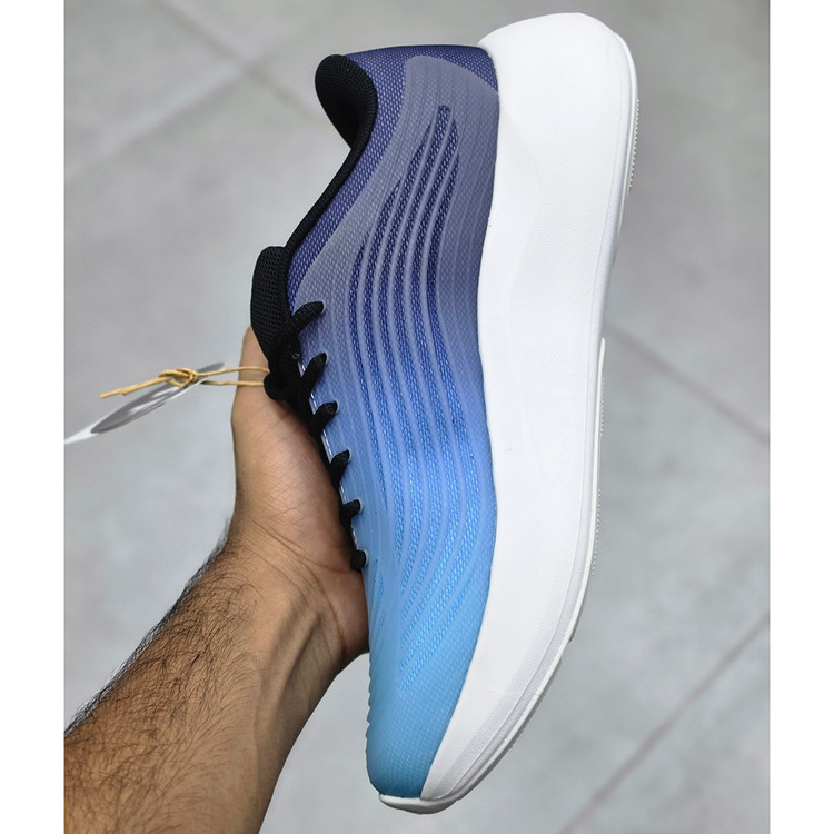 آدیداس هایپر بوست پیورچیل گرادینت آبی مشکی سفید adidas Hyper Boost Purechill